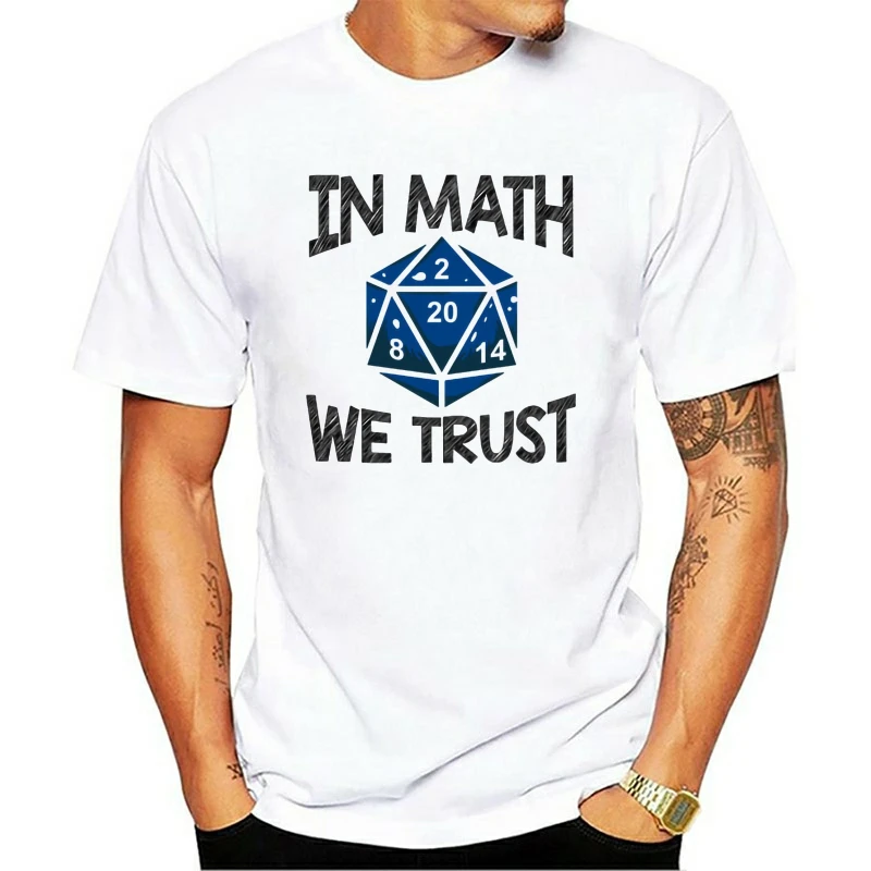 

In Math We Trust Men T-shirt