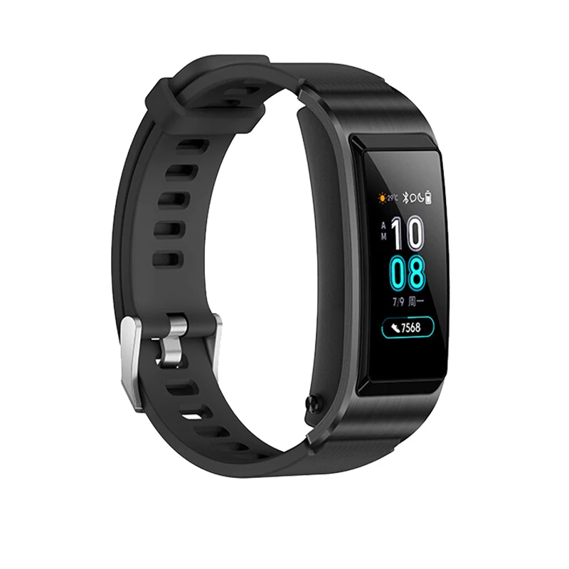 Sport Black huawei Talkband B5 Bluetooth умный Браслет носимые спортивные браслеты сенсорный AMOLED экран вызова наушники - Цвет: Sport Black