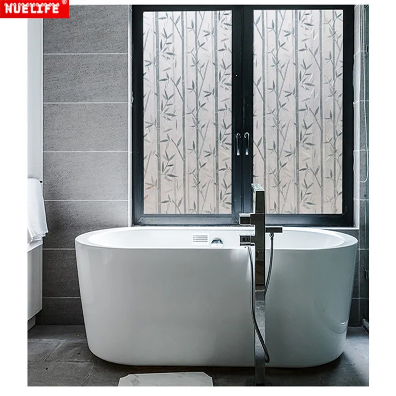 Китайский бамбуковый лист электростатическое окно пленка может быть