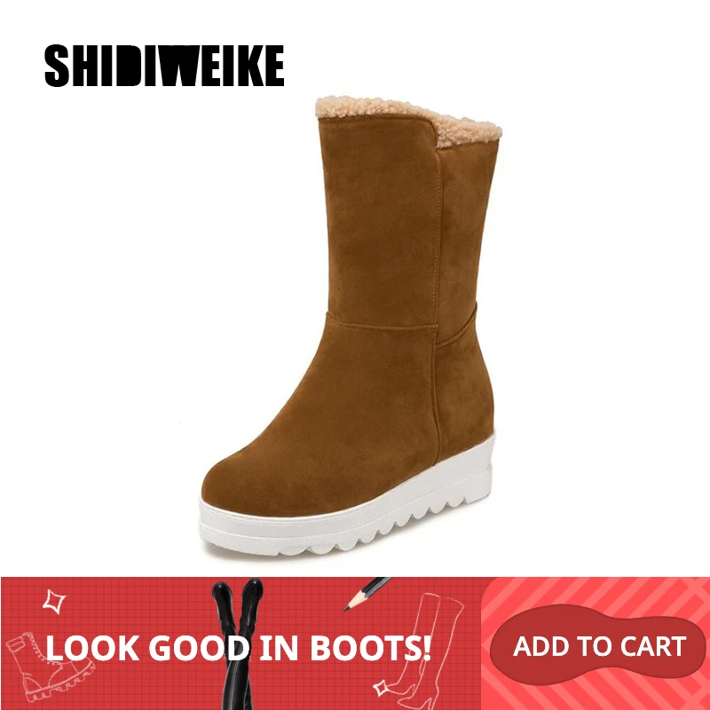 2020 модная Новая женская обувь зимняя женские ботинки bota mujer кожаные Зимние