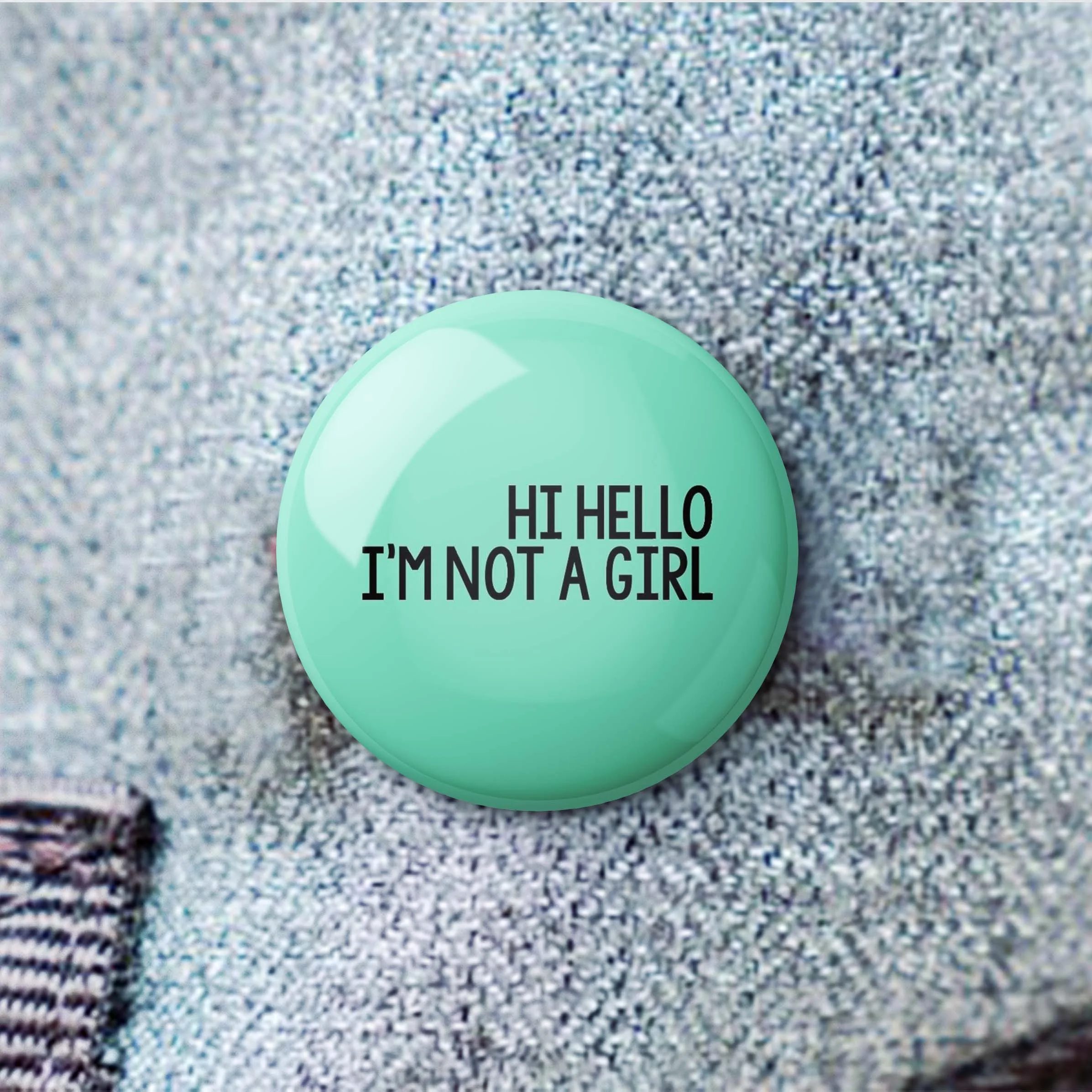 

Hi my pronouns are they them Soft Enamel Pin Gift Badge Lapel Pin Jewelry Fashion Creative Hat Metal Decor Funny Cute Brooch