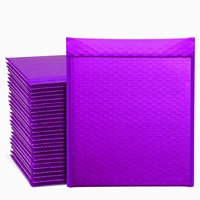 50pcs bubble mailer purple mailer poly bubble padded mailing envelopes poly mailer for gift packaging self seal bag bubble