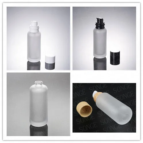 Пустая стеклянная бутылка 110 мл стеклянные бутылки упаковка для крема глаз