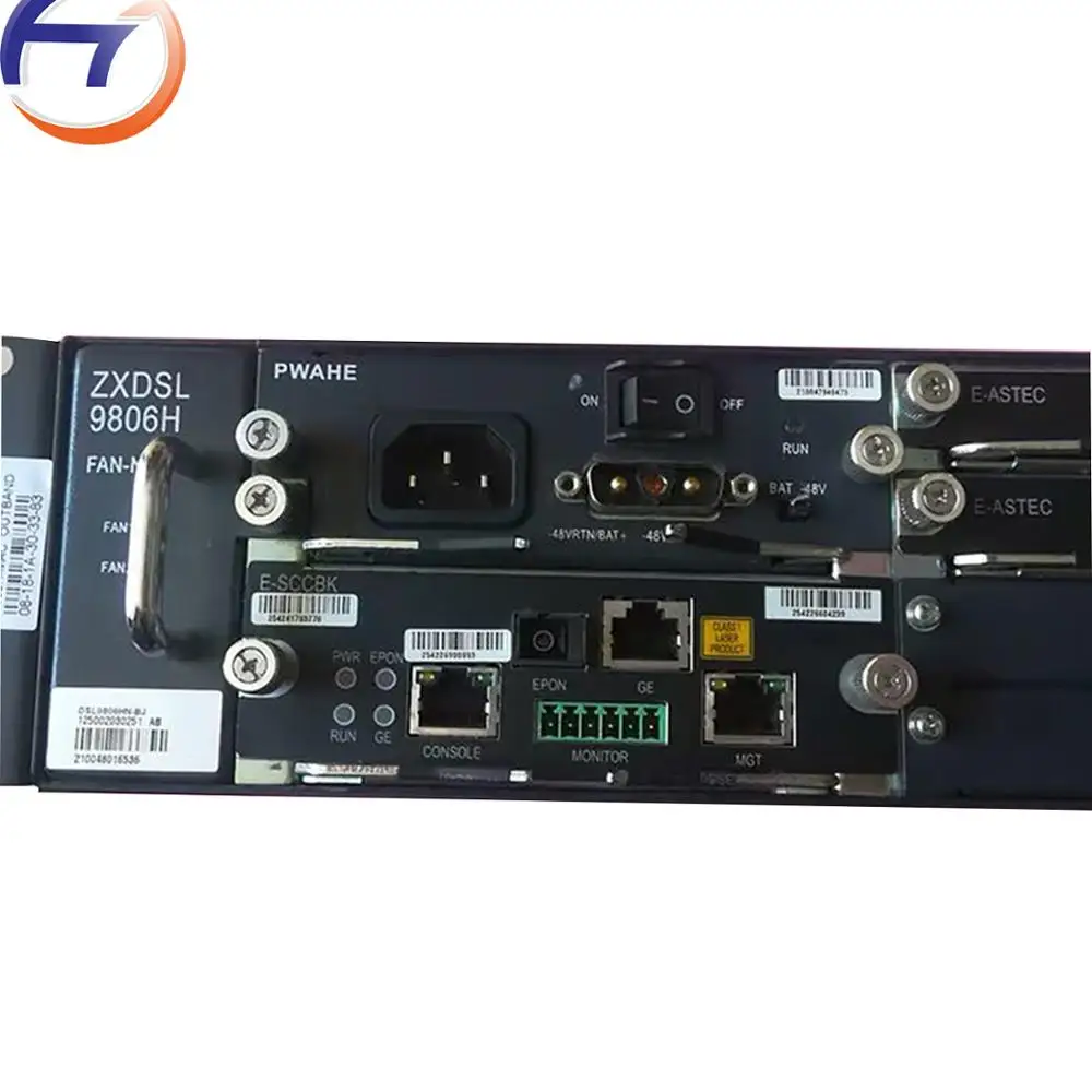 ZTE ZXDSL 9806H GPON + 2 * E ASTEC 1 PWAHE SCCBK Бесплатные слоты для карт|Оптоволоконное