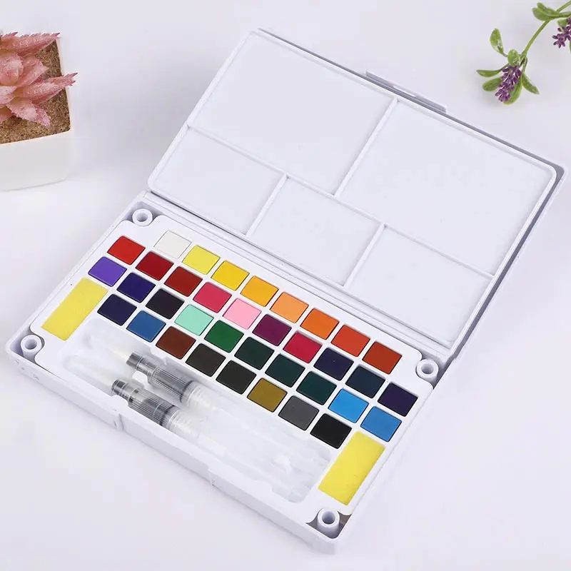 

Краски для художника, 12/18/24/36 цветов, прозрачные, одноцветные, портативные, для рукоделия