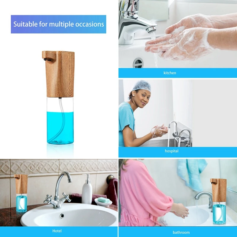 

Automatic Touchless Soap Dispenser,Induction Infrared Sensor Foam Liquid Soap Pump Battery Operated Bottle Machine