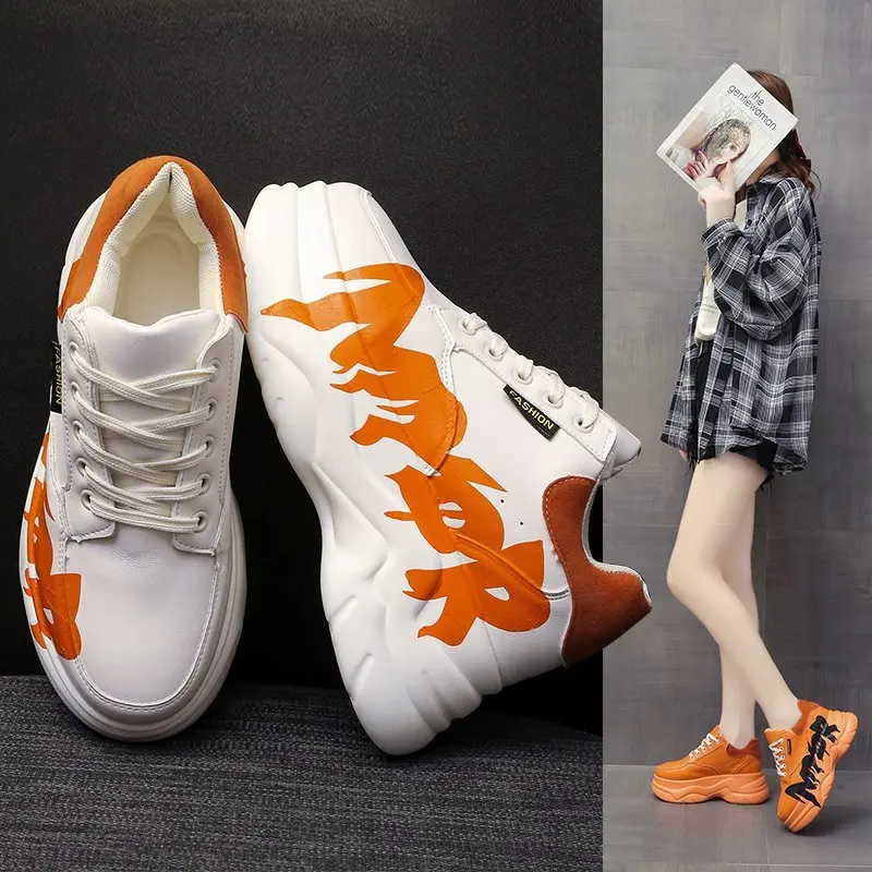 

Spring Women Platform Sneakers Designers Brand Breathable Chunky Vulcanize Shoes Woman Leather Casual Autumn Dad Shoes Trainers