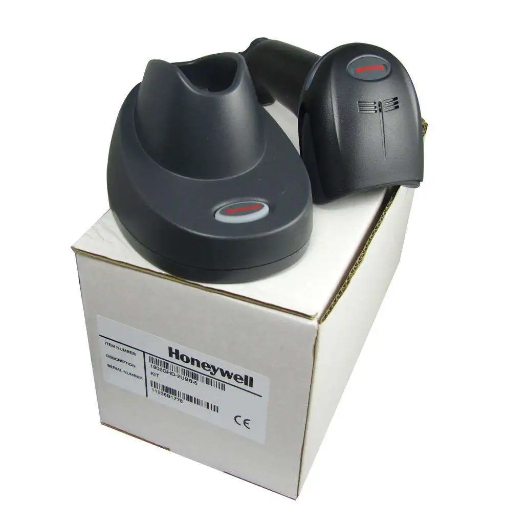 Ручной 2D сканер штрих-кода Honeywell Xenon 1902ghd-2USB считыватель с кабелем черная зарядка
