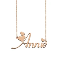 annie name necklace custom name necklace for women girls best friends birthday wedding christmas mother days gift