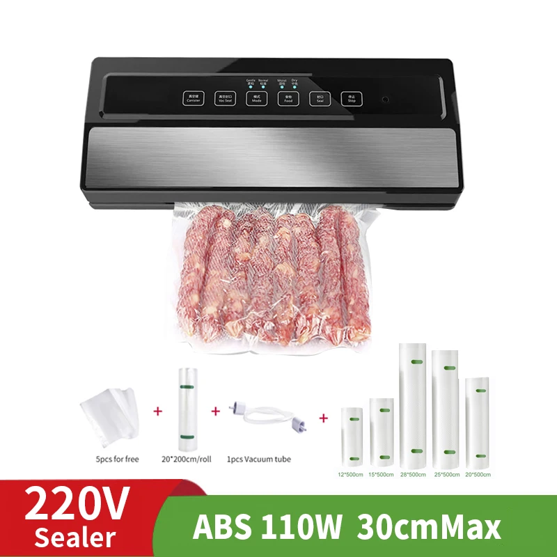 Электрическая Вакуумная упаковочная лента для кухни 110 Вт АБС пластик|Вакуумные