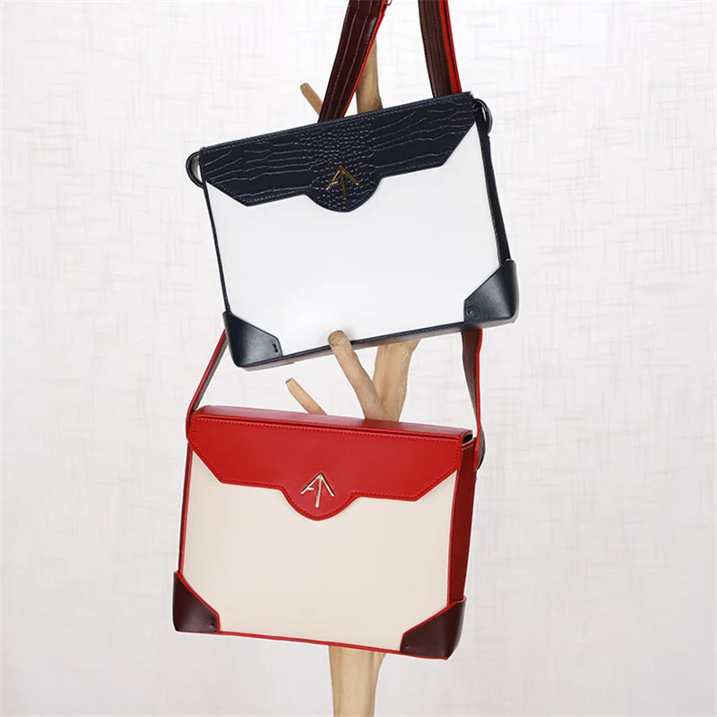 

Turkey Famous Brand Designer Arrow Small Square Bag Fashion Genuine Leather Crossbody Hand Bags Cow Leather Shoulder Tote Bags