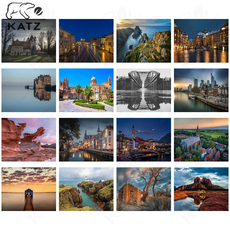 

Weathered Rock Diamond Painting Present European Style House Building Diamond Cross Stitch Toy Diamond Embroidered Gift Decor