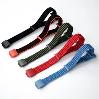 for fitbit inspire nylon hook loop watch band replacement wristband intelligent wearable accessories silicone watch strap
