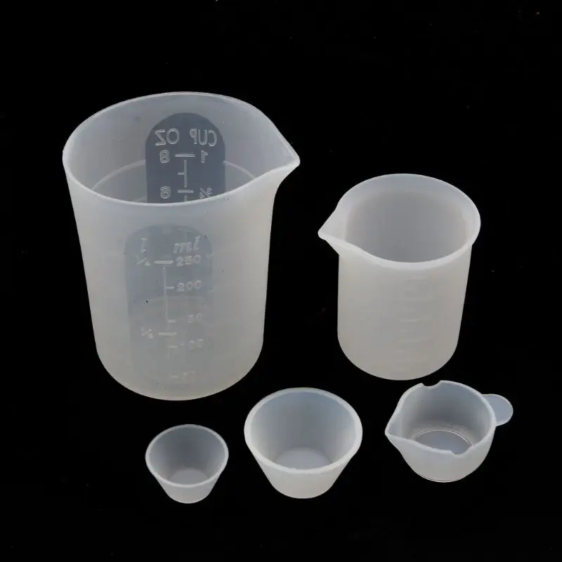 9 шт. силиконовый коврик полимерные Измерительные Чашки Набор инструментов