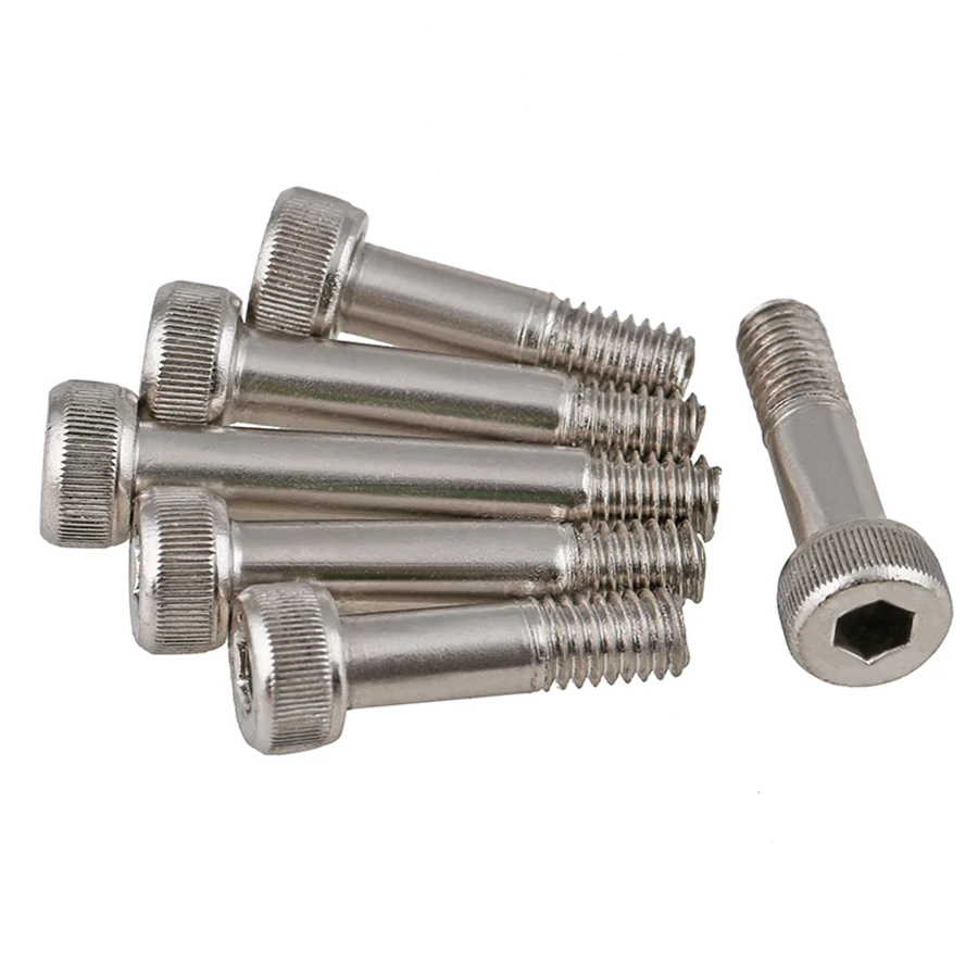 

30Pcs M2 M3 M4 Carbon Steel Half-threaded Cup Head Inner Hexagon Screws Cup Head Partially Threaded Screw Grade 12.9