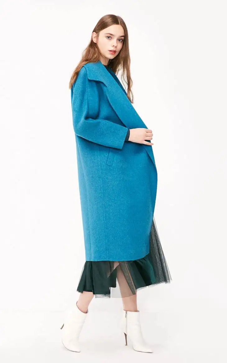 Vero Moda женское офисное пальто из чистой шерсти с нагрудным карманом на пуговицах | 318327556
