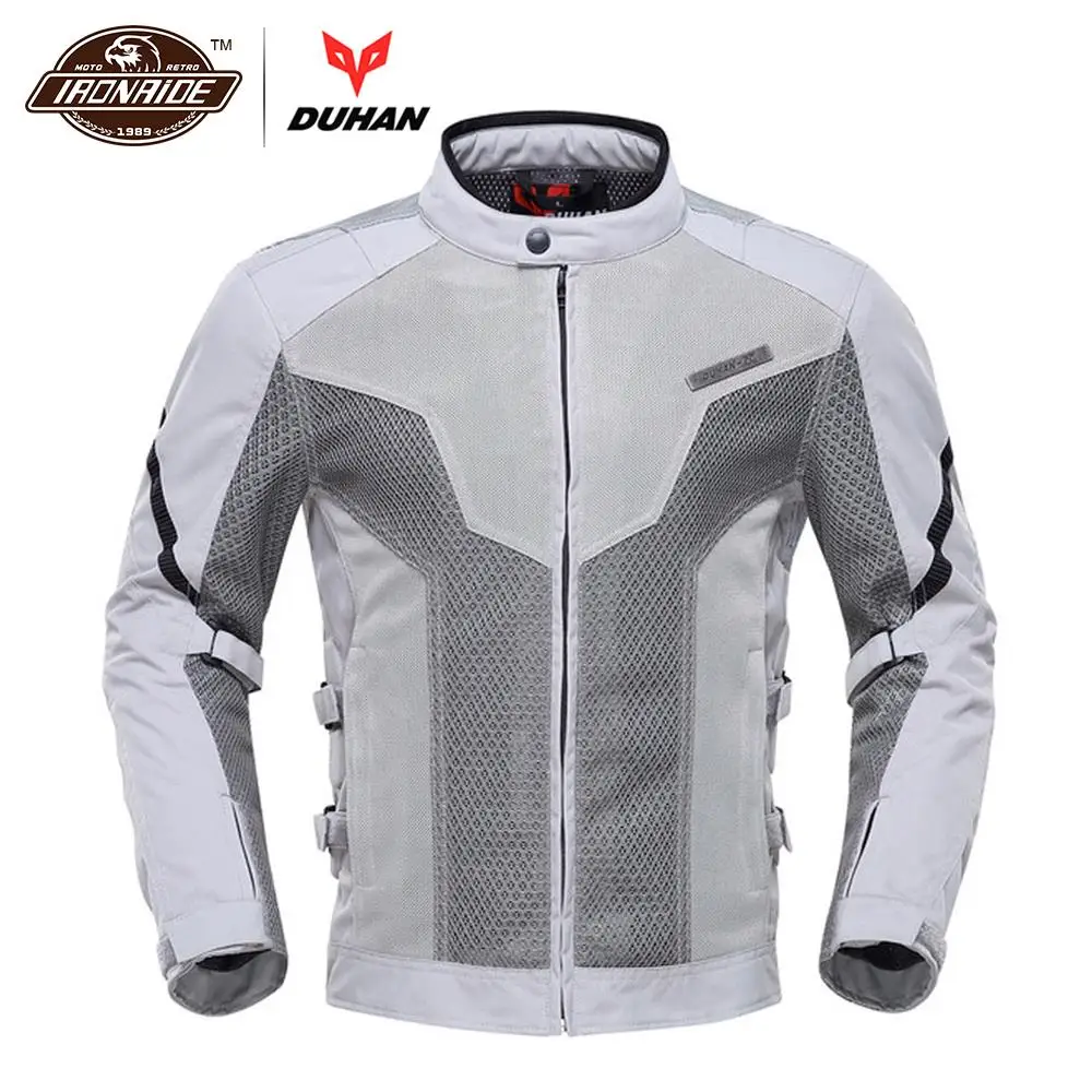DUHAN летняя мотоциклетная куртка Мужская Chaqueta одежда для езды на мотоцикле