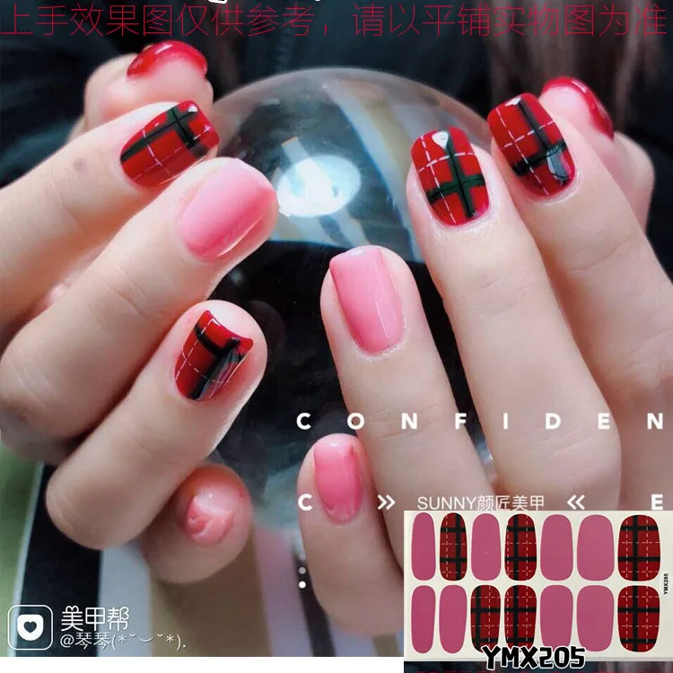 1 шт. наклейки для ногтей с полным покрытием 14 кончиков YMX193-208 | Красота и здоровье