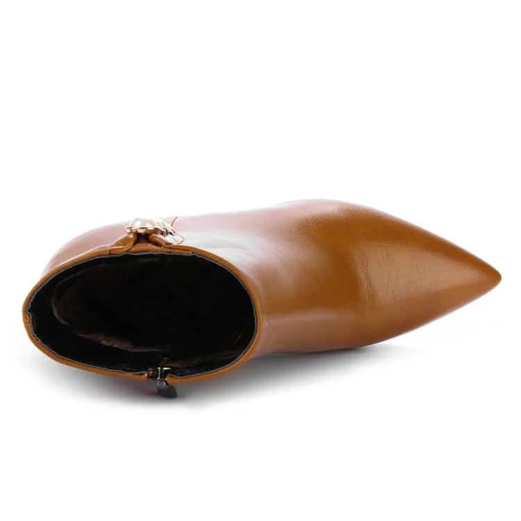 Модные невысокие сапоги большого размера в европейском и американском стиле с