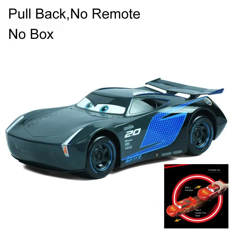 black pullback nobox Disney Pixar машина 22 см Jackson Storm автомобиль с дистанционным управлением для детей Молния Маккуин игрушечный автомобиль оттягивающийся автомобиль Круз Рамирез игрушечный транспорт - Цвет: black pullback nobox