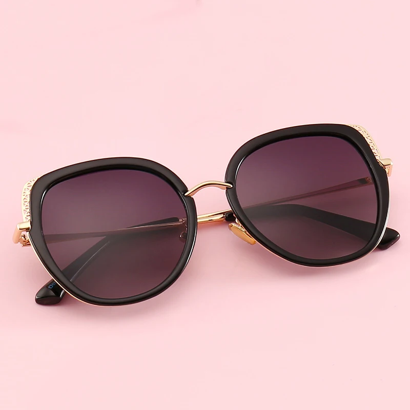 Модные роскошные овальные женские поляризационные Красочные Солнцезащитные