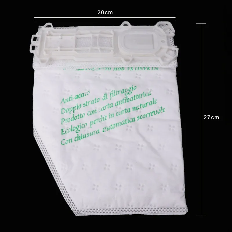 

1 PC Microfibre Cloth Dust Bag FP135/FP136 For VORWERK KOBOLD Vacuum Cleaners