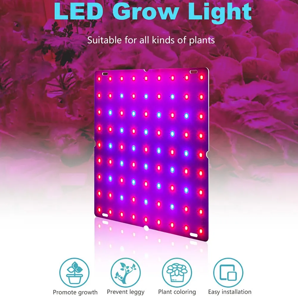 

Светодиодный Grow светильник 25/45 Вт красные, синие спектра US/EU/UK 220V освещение для растениеводства с Панель светильник светодиодный комнатное ...