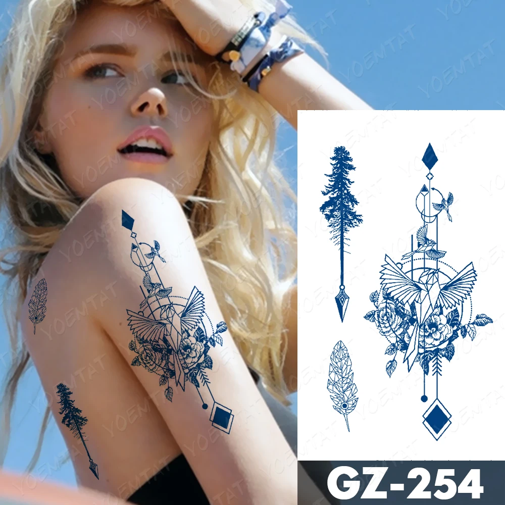 Временные татуировки для боди-арта водостойкие тату рук