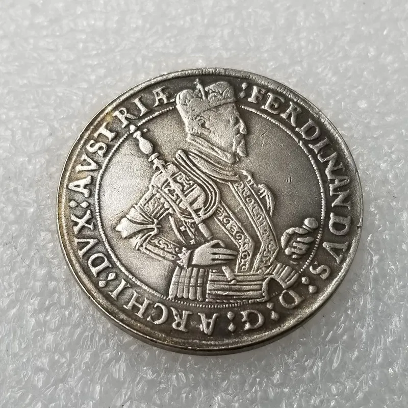 

Austrian Brass Silver Plated Commemorative Collectible Coin Gift Lucky Challenge Coin COPY