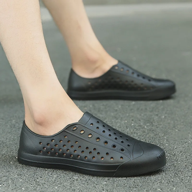 Модные сандалии для мужчин Летние повседневные лоферы на плоской подошве женщин