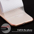 Задняя пленка для iPhone 7 8 SE 2020, защитная пленка из углеродного волокна для iPhone 6 6S Plus X XS XR 12 11 Pro Max