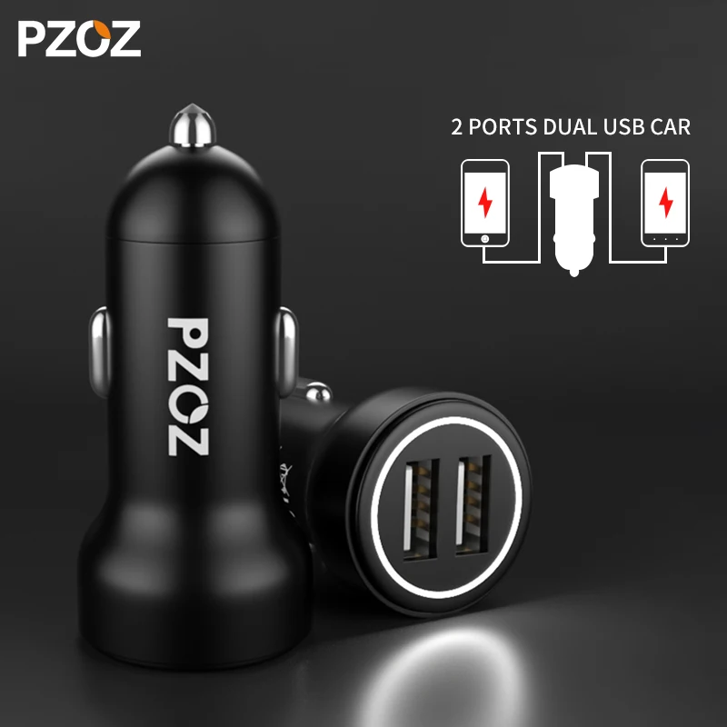 PZOZ автомобильное зарядное устройство адаптер универсальный для мобильного