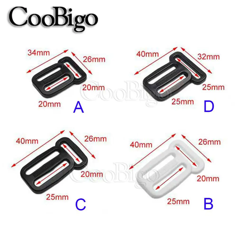 2 шт. многофункциональные пластиковые пряжки Слайдеры для собак|adjustable buckles|dual