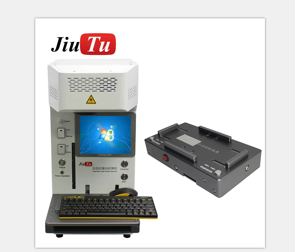 Портативная лазерная машина для удаления стекла с встроенным компьютером Jiutu