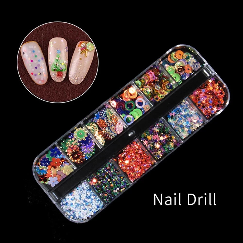 Блеск для ногтей блестки бабочка хлопья тонкий маникюра сверкающий делает ногти