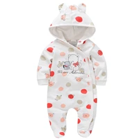 spring baby hoodies new girls romper cotton hooded onesies toddler baby boys clothes newborn baby jumpsuit infant boy coveralls