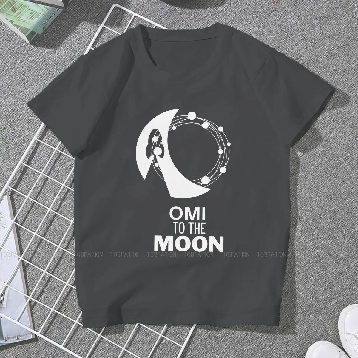 

OMI to the Moon ECOMI Women Clothing Graphic Female Tshirts Vintage Graphic Loose Tops Tee Kawaii Girls Streetwear