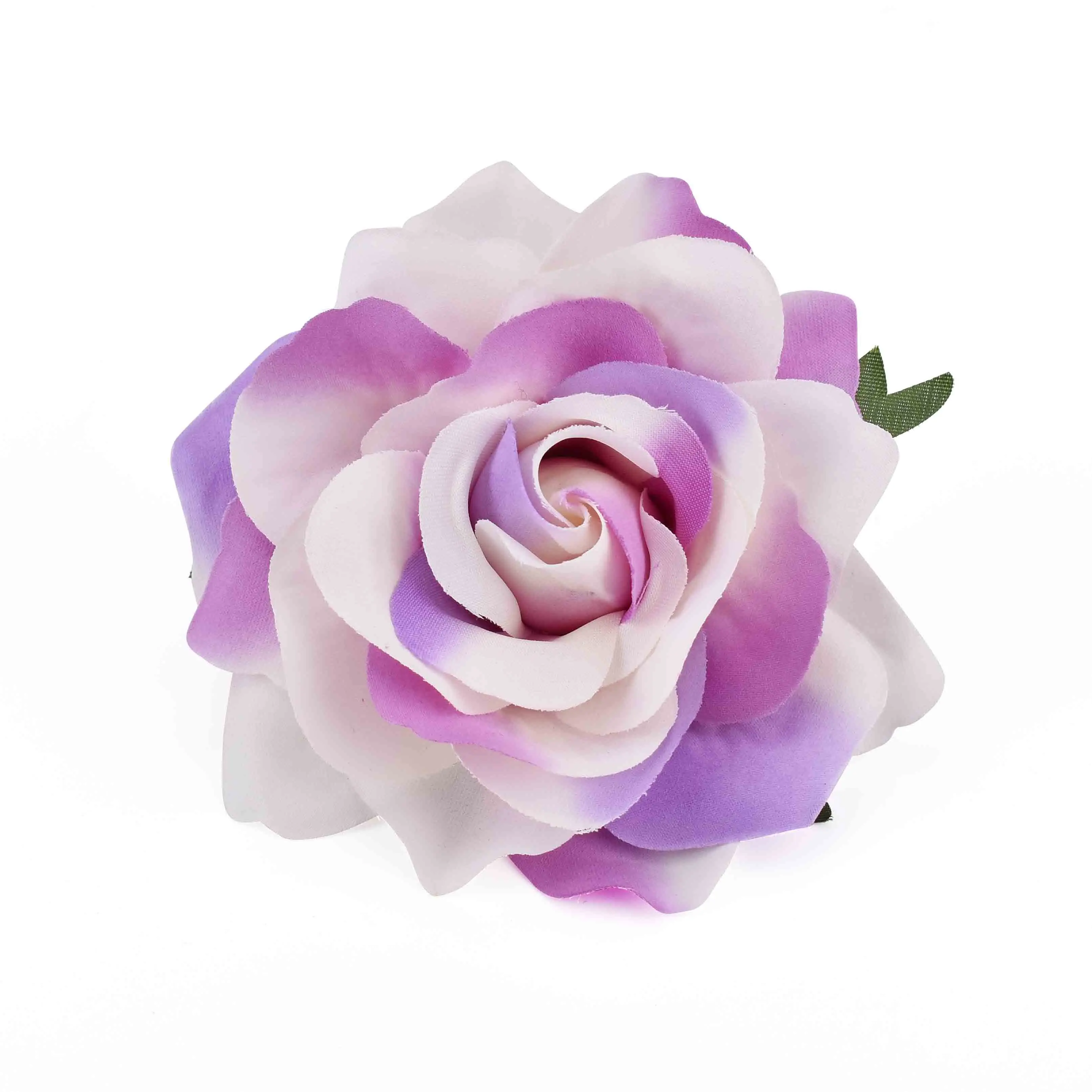 Purple white 30 шт. большие искусственные белые розовые шелковые головки цветов для украшения свадьбы DIY ВЕНОК Подарочная коробка Скрапбукинг Ремесло поддельные цветы - Цвет: Purple white