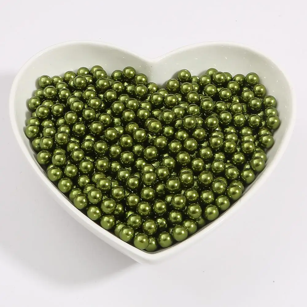 17 цветов Новое поступление 200 шт./лот 6 мм круглые бусины из АБС-пластика с