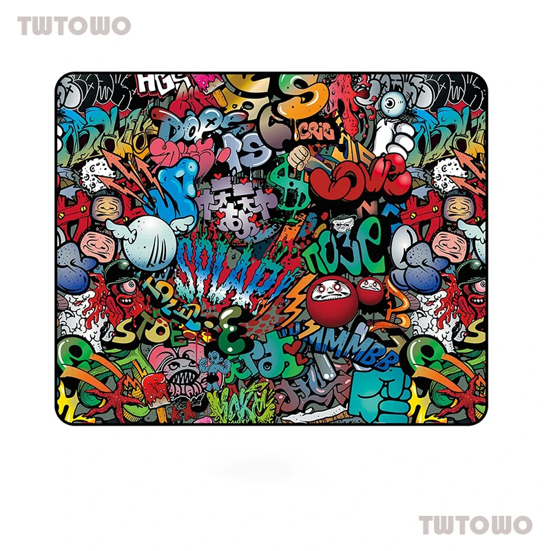 

Graffiti Extra Grande Gaming Mousepad Gamer Computer Anti-slip Mouse Pad Carpet xl Natural Rubber Desk Keyboard Mouse Mat Gamer