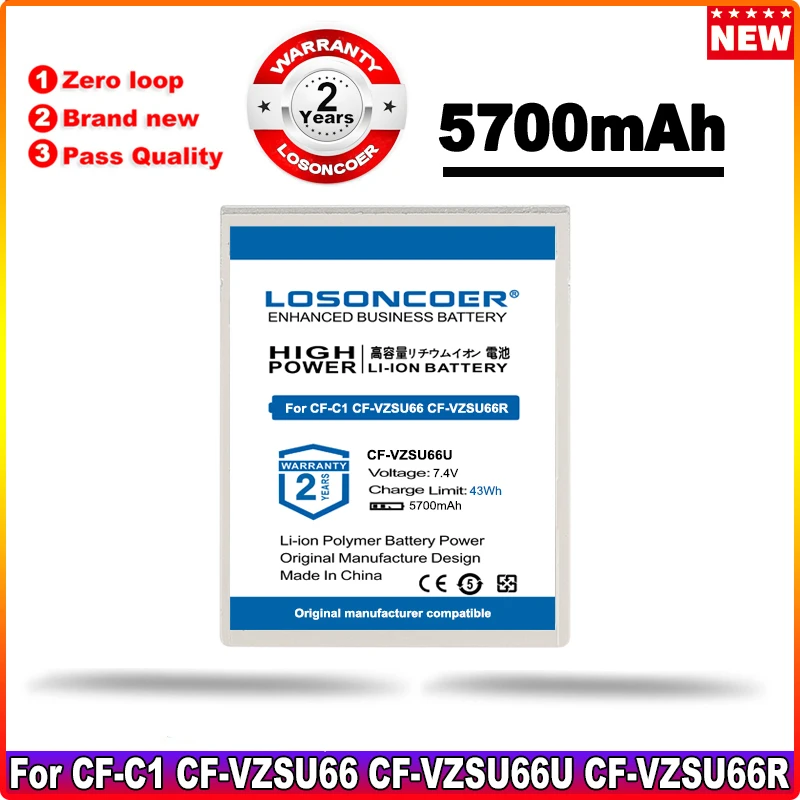 CF-VZSU66U ноутбук Батарея для цифрового фотоаппарата Panasonic Toughbook CF-C1 CF-VZSU66 CF-VZSU66R