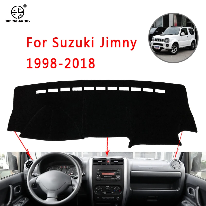 PNSL коврик для приборной панели автомобиля Suzuki Jimny 1998 2018 Защита от солнца