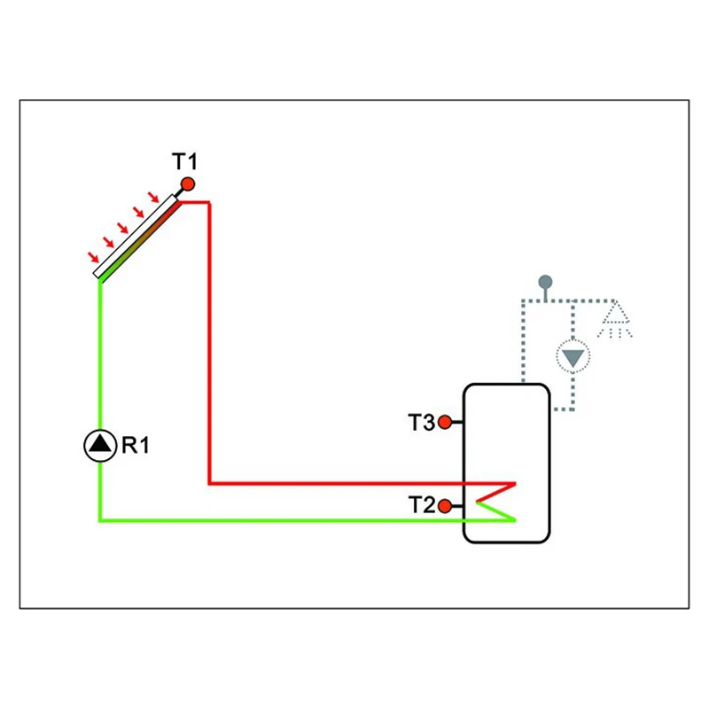 

100-240V Sr81 (Sr868C8)Solar Water Heater Controller Temperature Controller Solar Controller Thermal Controller