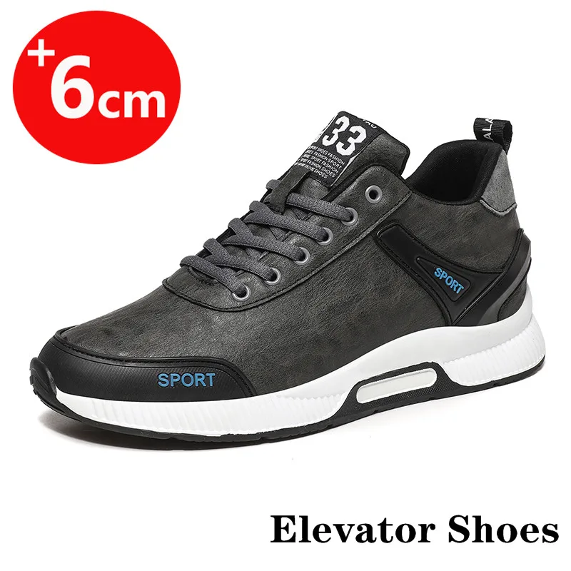 

Elevator Shoes Height Increase Shoes for Men Sneakers Tall Heightening Shoes Height Shoes Height Increasing Shoes insole 6CM