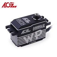 agfrc a66bhlw aluminum case 33kg reliable steel gears 0 068sec hi speed low profile brushless waterproof servo for 110 4wd cars