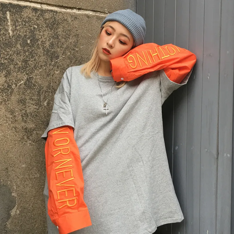 Индивидуальная куртка в Корейском стиле ins уличная одежда Харадзюку шикарная