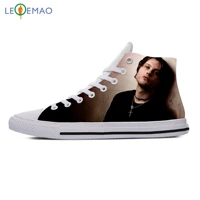 custom spring autumn canvas shoes michael pitt high quality handiness flats mens casual shoes comfortable big white zapatillas