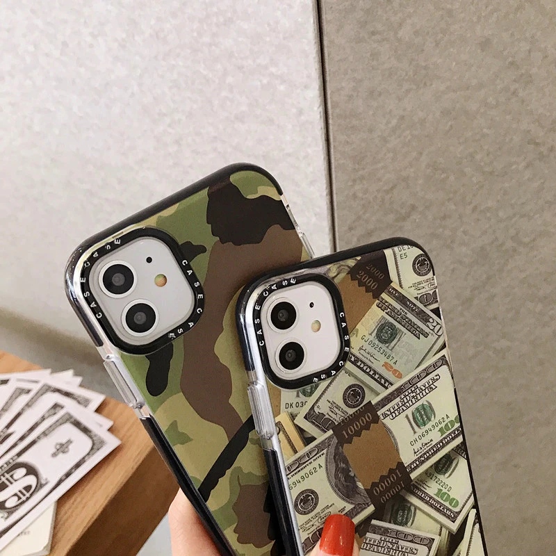 Чехол для iPhone 11 Pro X XS MAX 7 8 6 plus прозрачный мягкий силиконовый чехол с камуфляжным