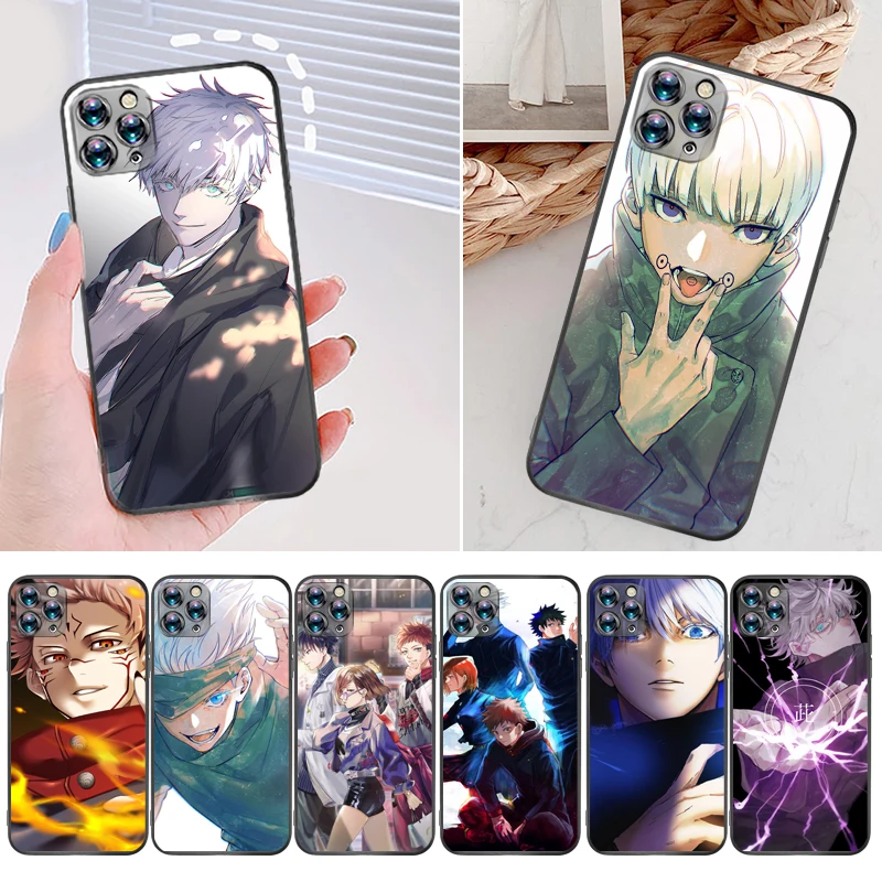 

Jujutsu Kaisen Fushiguro Megumi Sukuna Satoru Gojo Yuji Itadori Phone Case For iPhone 12 Pro MAX SE 2020 12Mini Coque