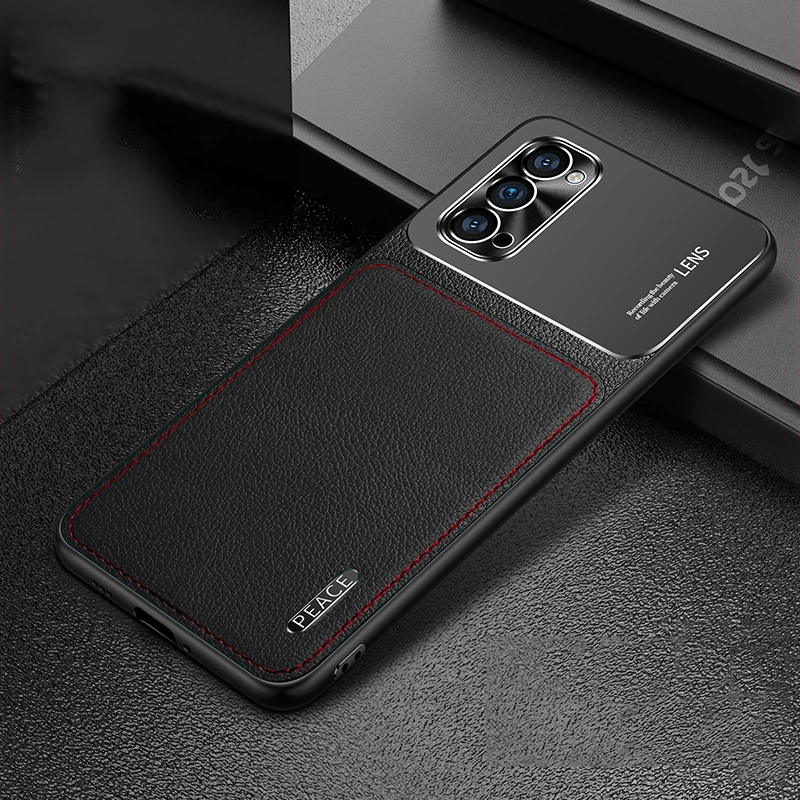 Защитный чехол для телефона OPPO Reno 4 Pro Micro матовая металлическая Защита камеры и